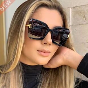 Brand Designer T Sunglasses 2022 New Oversized Square Women