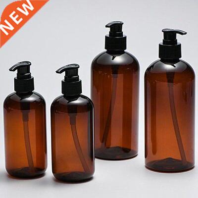 250/500ml Clear Press Pump Empty Bottle Refillable Shampoo