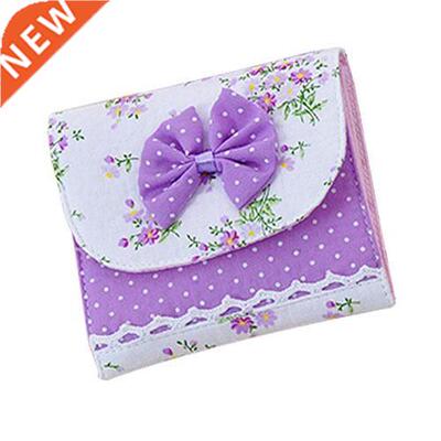 Fashion women bag Cover Bowknot Sanitary Towel Napkin Pad