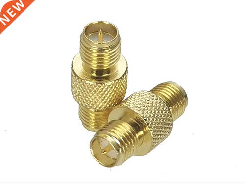 10Pcs RP-SMA Female Plug to RP-SMA Female Plug RF Adapter Co