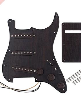 Prewired-Loaded SSS Pickguard Alnico-V Pickups for Strat Ele