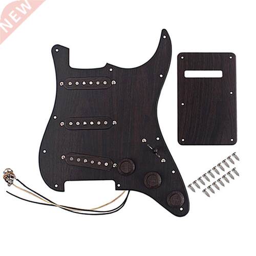Prewired-Loaded SSS Pickguard Alnico-V Pickups for Strat Ele