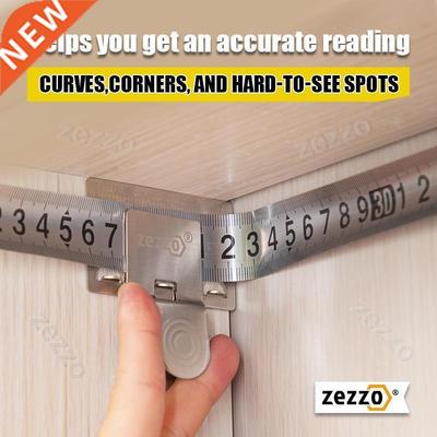 Measuring Tape Clip Measure Precision Tool for Edge Fringe P