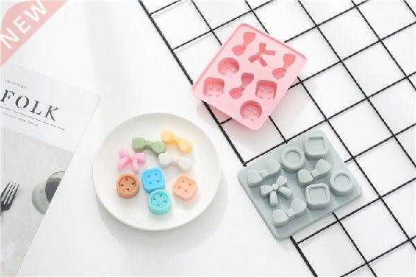 1PC Bow Candy Button Chocolate Wedding Cake Decorating