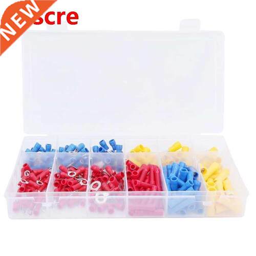 258/222/122pcs Cold -Pressure Crimp Terminl Kit Copper Tin