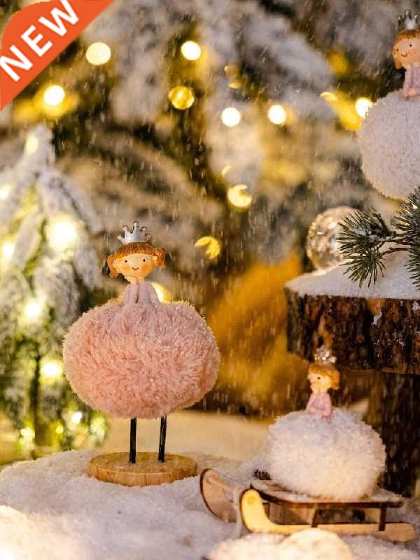 Christas Plush Angel Girl Decoration Table Decorations Ins