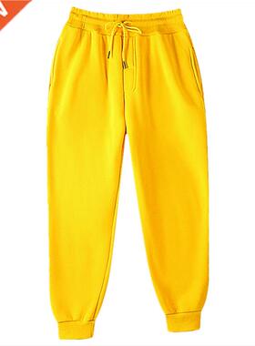 New Joggers Sweatpants Men and Women Elastic Waist Lose Cas