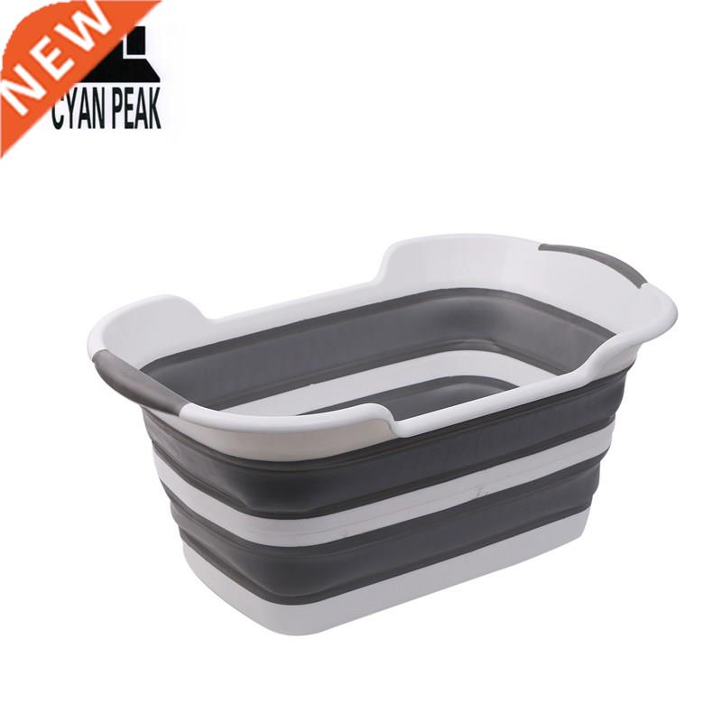 19L Laundry Basket Dirty Clothes Basket Folding Portable Ba