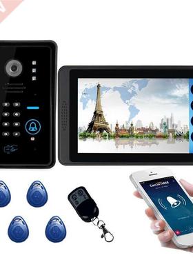 WiFi Video Intercom 7 Inch Video Doorbell System with Indoor