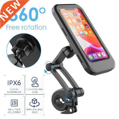Bike Phone Holder Adjustable Waterproof Motorcycle Phone