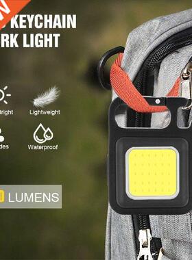 Portable Outdoor Keychain Light Waterproof COB LED Work