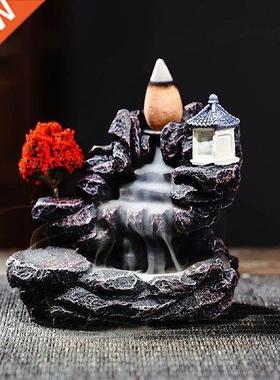 Backflow Incense Burner Resin Waterfall Incense Burner