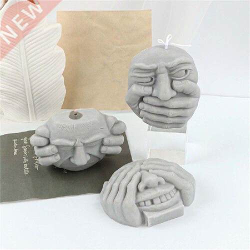 Meditation Silicone Mold No Seeing No Hearing No Saying