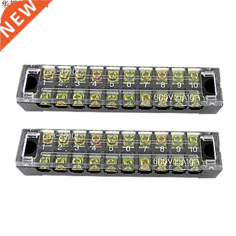 10 pôles connecteur barrière bornier bloc 600V