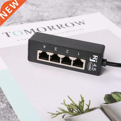 CATS Ethernet Cable Splitter Adapter Cable 1 Male To 4 Femal
