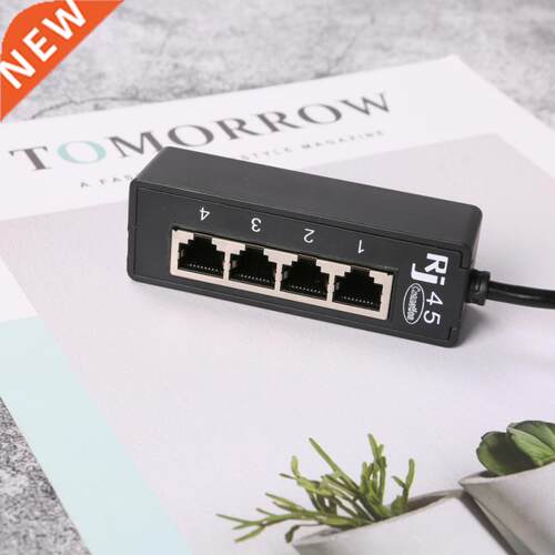 CATS Ethernet Cable Splitter Adapter Cable 1 Male To 4 Femal