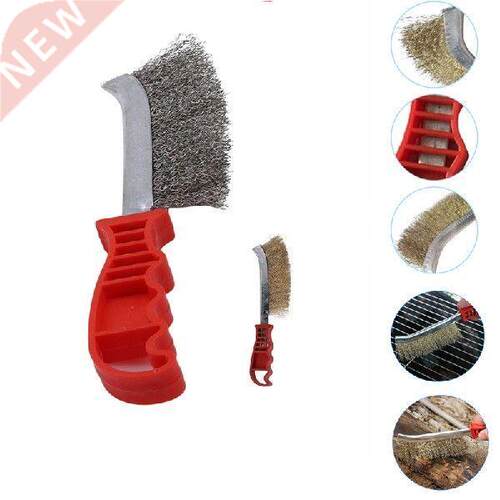 Grill Cleaning Brush Plastic Handle Steel Wire Brush Grill