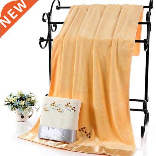 2pcs/set microfiber Elegant Embroidered towel set 1pc face