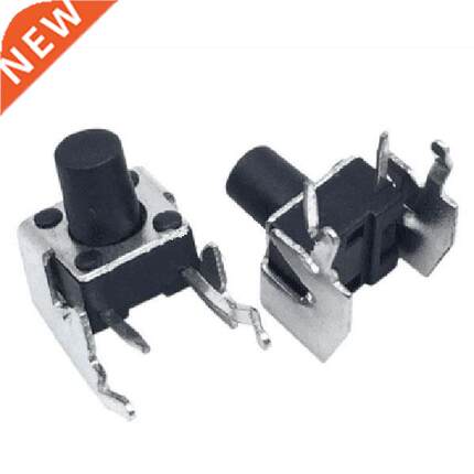 10 Pcs Right Angle Tactile Button Switches 6x6x7mm