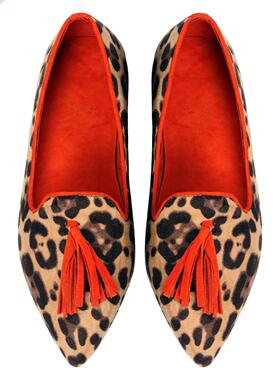 Tassel Leopard Women Shoes Moccasins Spring Summer Leather B