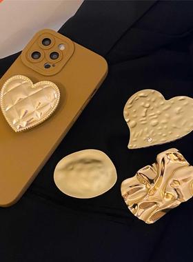 Korea 3D Plating Metal Grip Tok Smart Phone Bracket Wave Mir