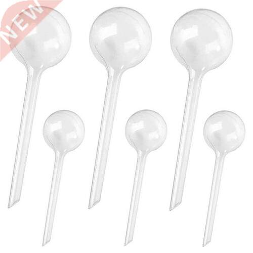 6 Pcs Clear Plant Watering Bulbs Garden Watering Globes,Plas
