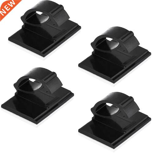 10PCS Self Adhesive Cable Clamp Plastic Rectangular Cable Cl