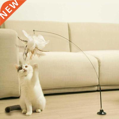 Simulation Bird interactive Cat Toy Funny Feather Bird with