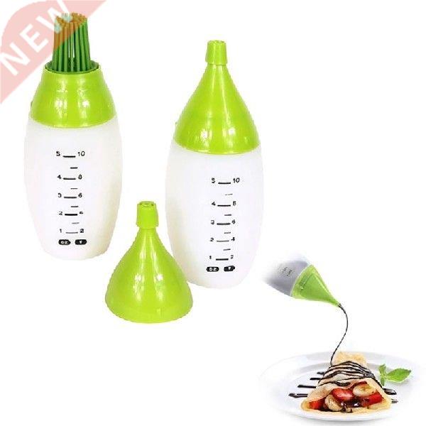 Barbeque Squeeze Brush Sauce Oil Bottles 1 Set BBQ Cooking图片