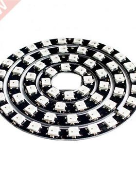 RGB LED Ring 8/12/16/24 Bit WS2812 5050 RGB LED with Integra