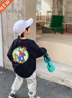 Boys cotton hoodie autumn wear 2022 new spring and Autumn st