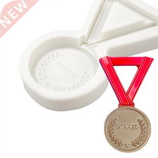 3D Trophy Medal Racing Shape Bakeware Tool Sugarcraft Mould