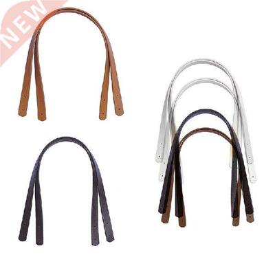 2 Pcs Bag Belt Detachable PU Leather Handle Lady Shoulder