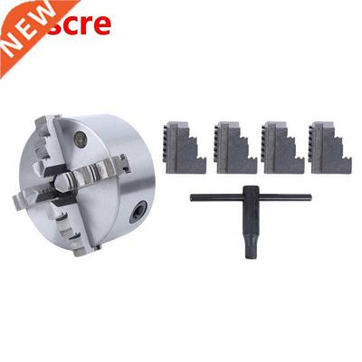 4-Jaw Chuck 4 M8 Boring Hole Hardened Self-Centering Cast Ir