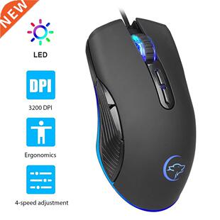 YWYT Wired Mouse 4 Colors Glow 800/1200/1600/2400 DPI Deskto