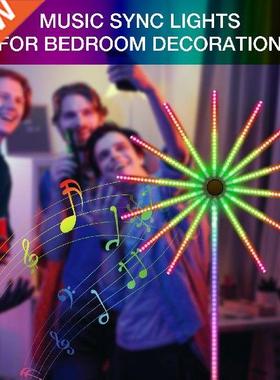 LED Pyrotechnic RC Light Strip With Music Synchronization