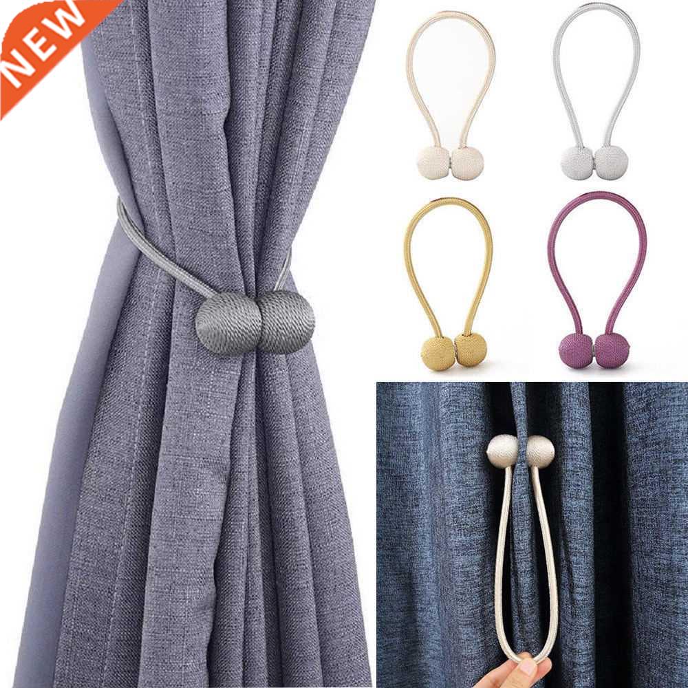 10 Colors1pc Ball Curtain Ring Magnetic Curtain Buckle