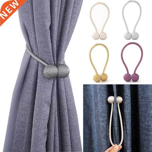 10 Colors1pc Ball Curtain Ring Magnetic Curtain Buckle