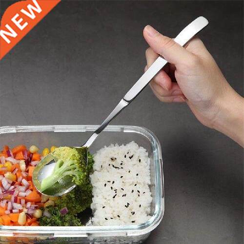 4-10pcs Stainless Steel Korean Tablespoon Long Hand Dinner