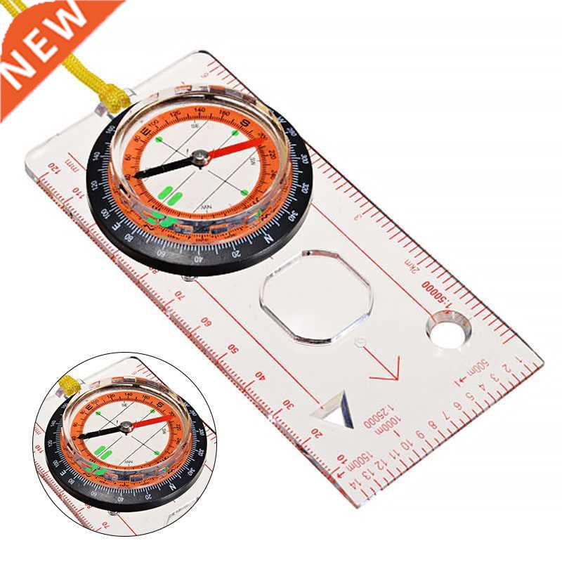 Hiking Camping Outdoor Compass Ruler Cross-country Race Base