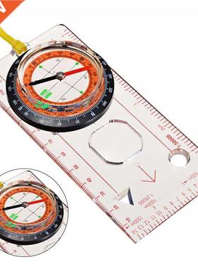 Hiking Camping Outdoor Compass Ruler Cross-country Race Base