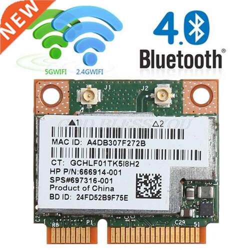 Dual Band 2.4+5G 300M 802.11a/b/g/n WiFi Bluetooth 4.0 Wirel