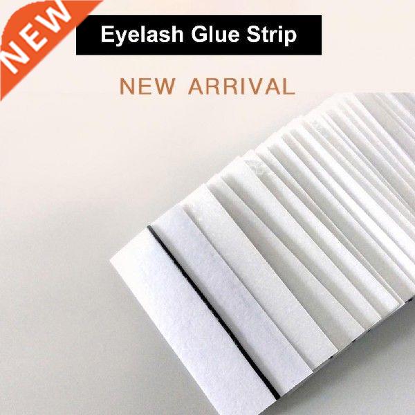 34Pcs/Box Faux Eyelash Strip No-Residue Eyelash Glue