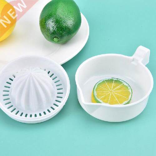 1 Pcs Handleiding Draagbare Citrus Juicer Plastic Oranje