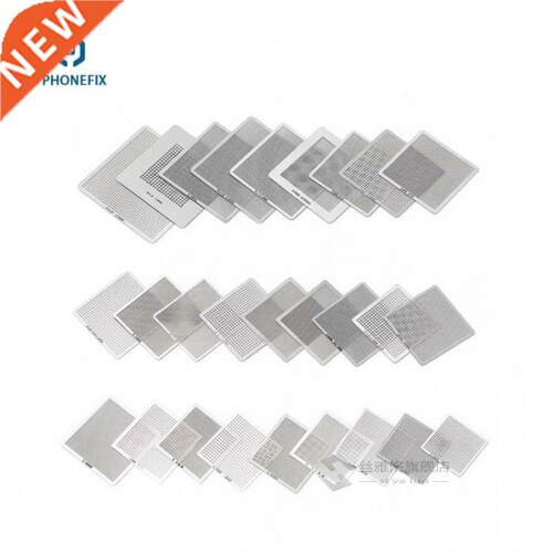 36 Pcs niversal BGA Reballing Stencil Template Directly Heat