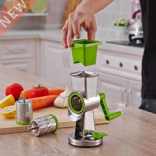 Cheese Grater W/  Blades Durable Easy Clean