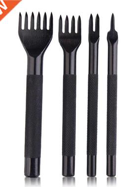 4Pcs Steel Leather He Punches Leather Craft Tos 1 2 4 6