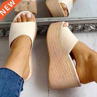 Fashion 2020 New Summer Women's Sandals Peep-Toe Shoes Woman