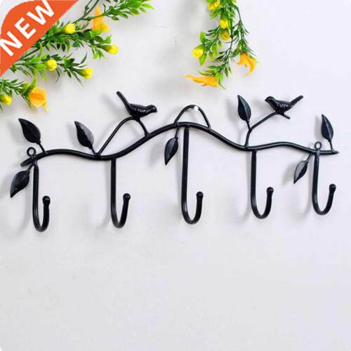 Birds Metal Wall Coat Rack and Hat Rack Multi-Function Mount