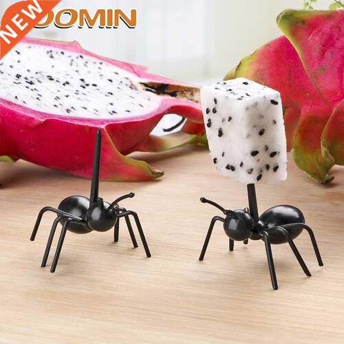 HOOMN 12pcs/set Reusable Kawa Ant Frut Fork Food Grade